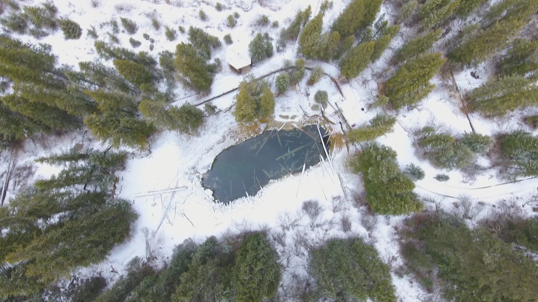 雪后的牟尼沟景区分外妖娆