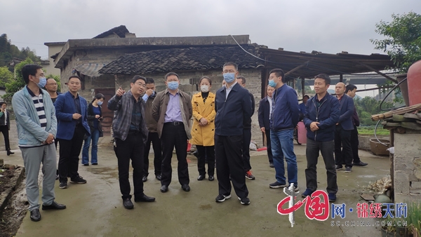 宜賓市人大常委會副主任鄧前衛到僰王山鎮調研農村生活污染防治工作