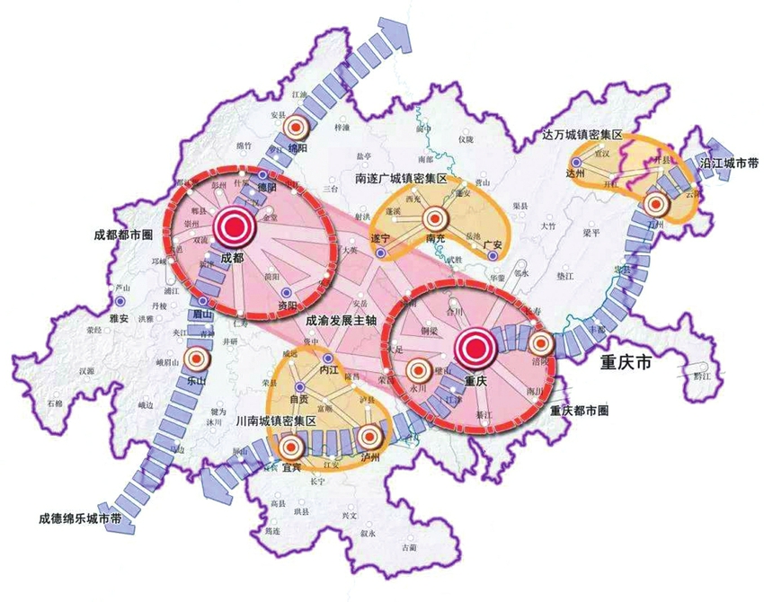 但单看成都和重庆,二者在2019年均为中国城市gdp万亿俱乐部成员,是当图片