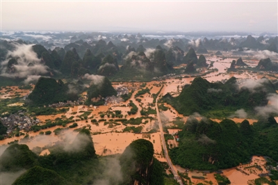 南方洪澇災害致260多萬人次受災四川盆地將有一次較強降雨過程