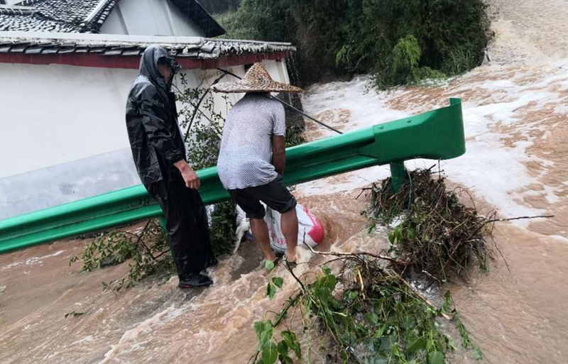 廣元昭化遭遇強降雨 造成部分農田道路不同程度受損