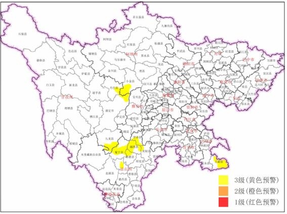 地质灾害黄色预警范围缩小，四川12县市仍需严防！