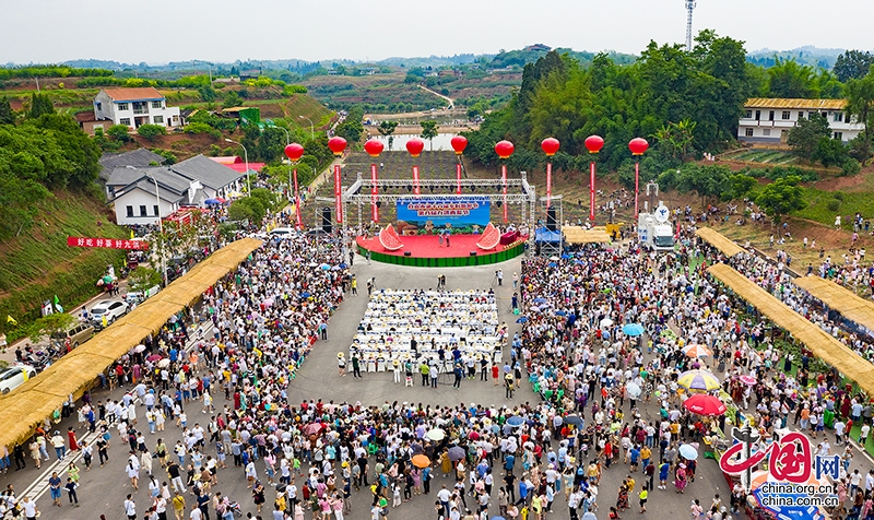 自贡沿滩“第八届九洪西瓜节”闭幕 一个月内“揽金”2.16亿元