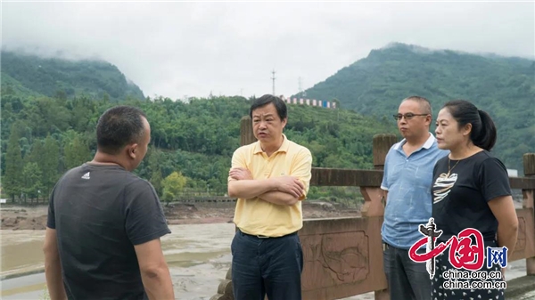 雅安市政协副主席韩冰赴天全县检查指导防汛减灾工作