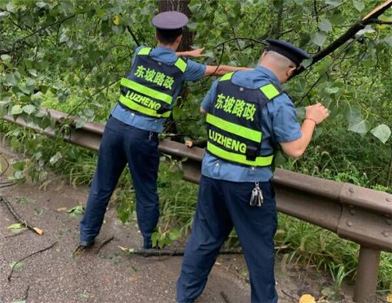 抗洪搶險時刻 東坡路政在行動