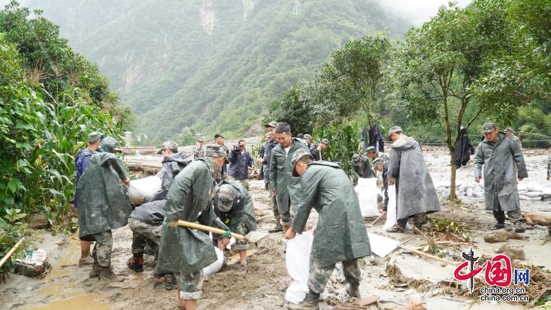 寶興縣：民兵亦是兵——堅守?fù)岆U一線筑起防汛“安全墻”