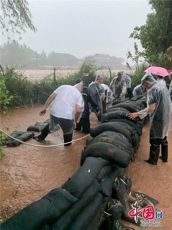 多舉措抗洪救災 成都文旅邛州公司關鍵時刻顯擔當