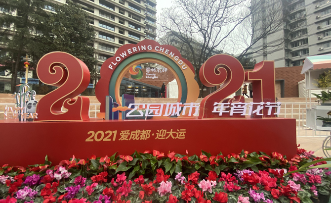 蓉城花肆来了！绿道公园百余点位，各种年宵花随意购