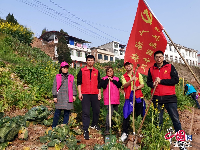 不负好春光！中江干群积极开展义务植树活动