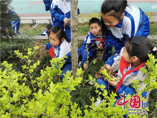 “愛綠護綠 有你有我”——綿陽市九嶺小學開展植樹節主題活動