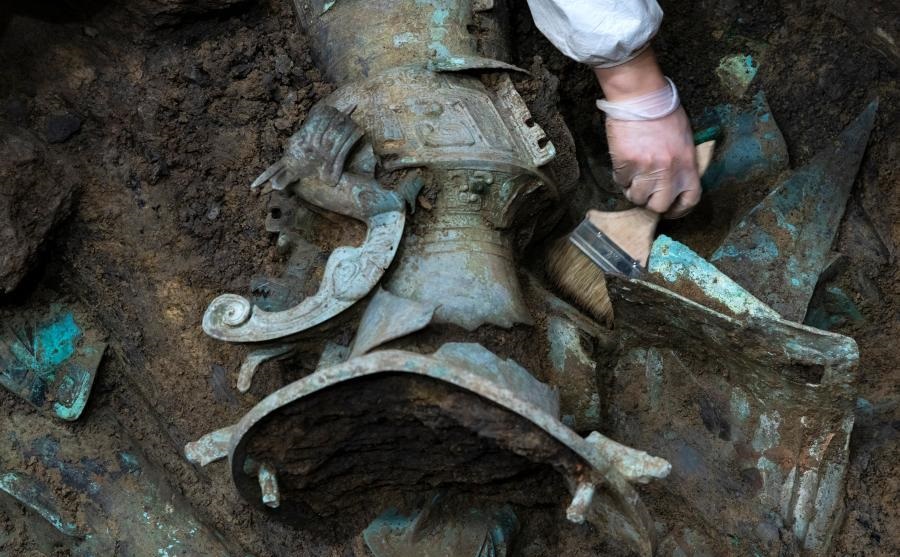 China announces new major discoveries at Sanxingdui Ruins