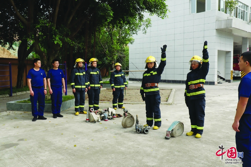 嘉陵区消防救援大队开展专业培训 提升乡镇消防队员实战能力