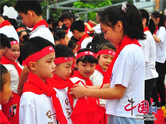 綿陽市安州區桑棗小學舉辦六一兒童節慶祝活動