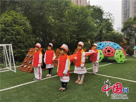 成都第一幼兒園海棠園區開展慶祝建黨100週年系列活動