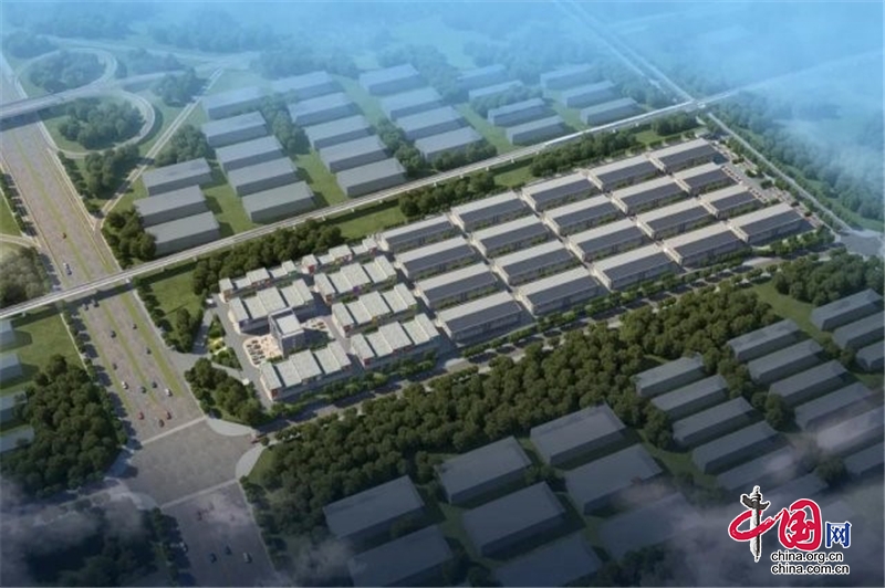 半岛体育app泸州专业建材园区：西南（泸州）建材产业园一期荣耀封顶 预计2022年投用(图5)