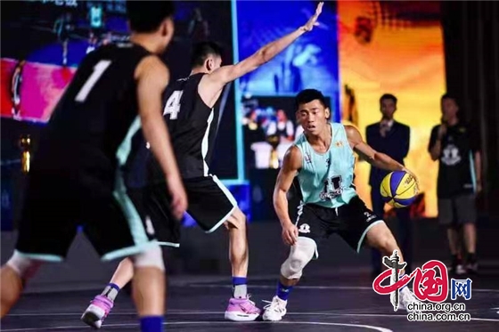 成都體育學院籃球隊在中國大學生3X3籃球聯賽全國總決賽中勇奪冠軍
