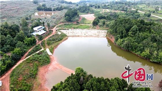 成都市金堂縣龍泉山城市森林公園水源工程一期（龔家山項目）即將收尾