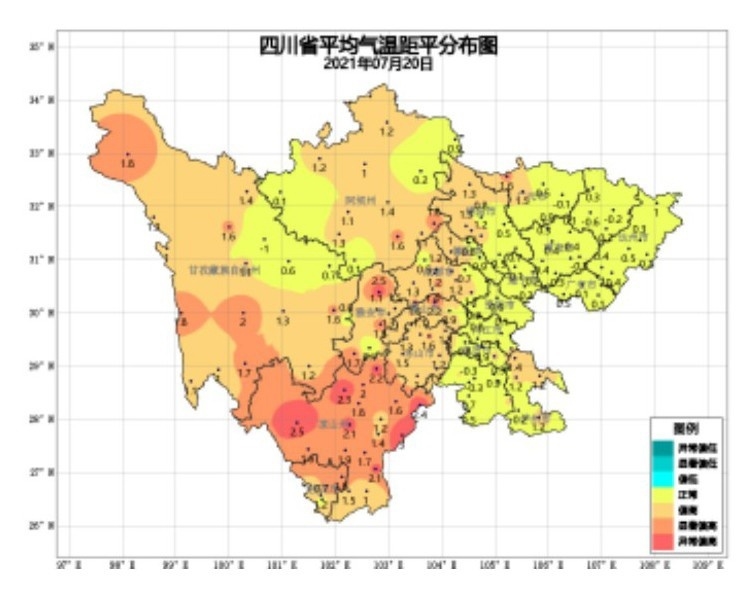 今日大暑 7月还有两次降水过程，后面十天略偏热