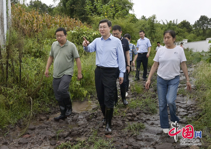 重庆涪陵区委书记王志杰现场指导防汛抢险救灾各项工作