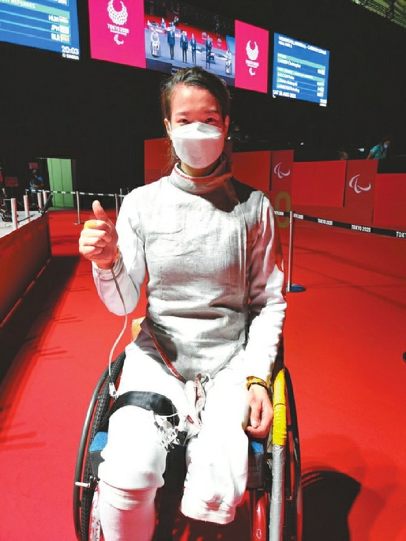 东京残奥会轮椅击剑比赛连夺两金  巴中姑娘辜海燕“吃过的苦都值了”