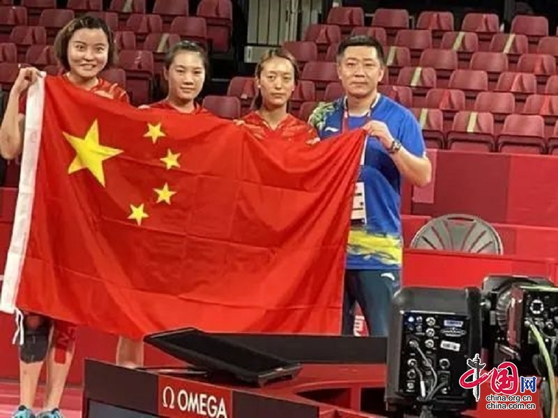 德阳女孩王睿获得东京残奥会乒乓球女子团体TT6-8级冠军