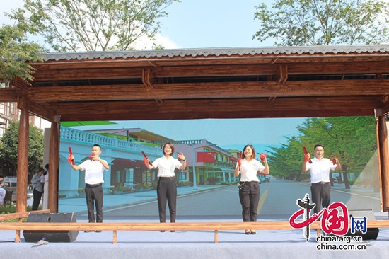 成都蒲江朝陽湖鎮第二屆鄉村生活節開幕