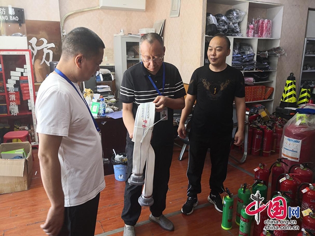 江安县市场监督管理局开展节前消防产品质量监督检查
