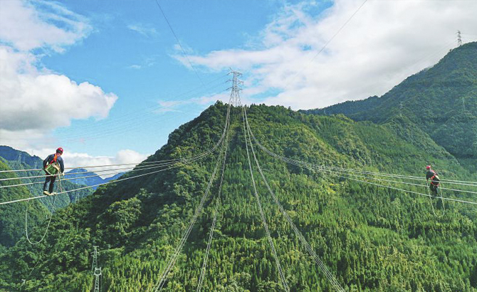 高空架线