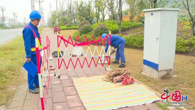 邻水县供电公司：强化日常巡查 让川渝高竹新区用好电
