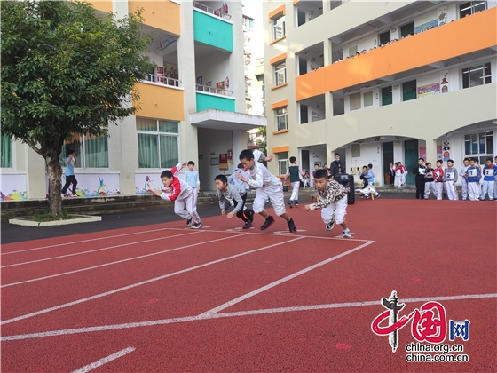 綿陽江油市勝利街小學舉行2021年田徑運動會
