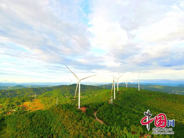 广元昭化白果风电场提前两个月实现全容量并网发电  