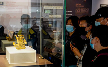 New finds exhibited at Sanxingdui Museum in Guanghan, Sichuan