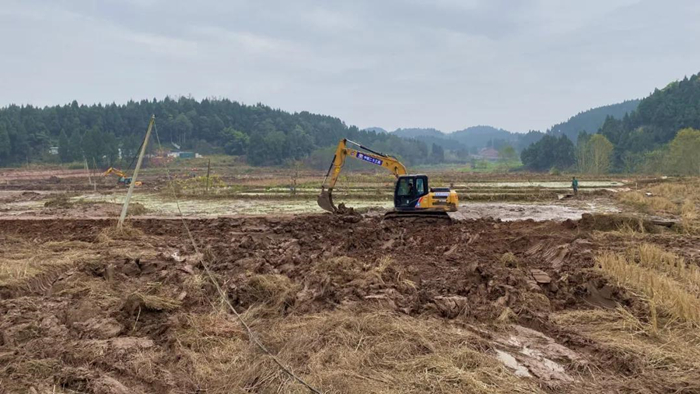 蓬溪县加快推进2021年高标准农田项目建设