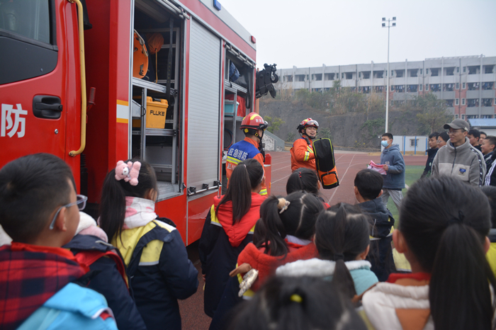 蓬溪消防开展消防宣传培训进校园活动