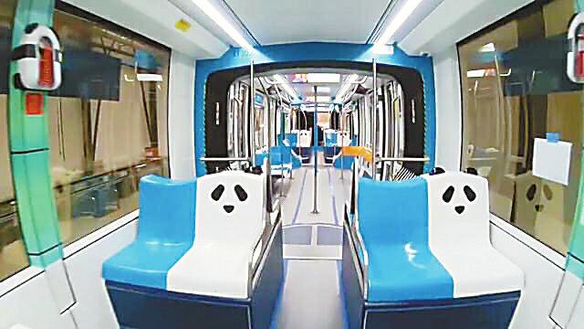 大熊貓有軌電車上線調試 都江堰M-TR旅游客運專線有望春節前試運營