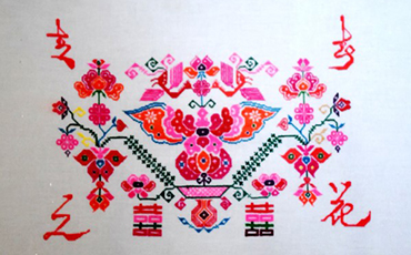Woman devoted to Maliu folk embroidery preservation