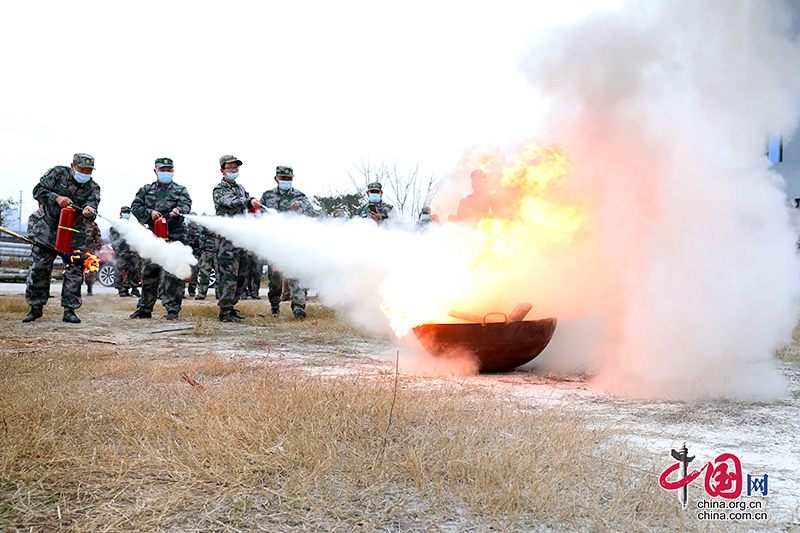 自贡贡井：发挥民兵队伍骨干作用 提高基层消防救援能力