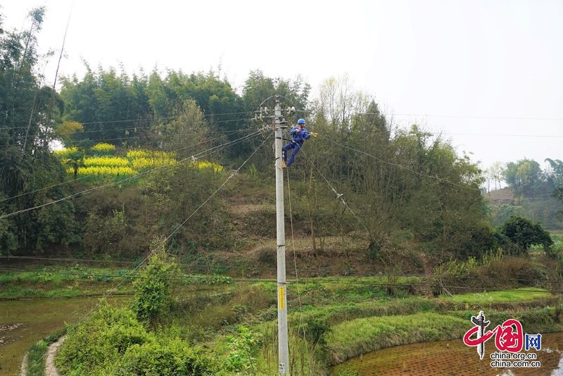 四川長寧：優質電力助春耕