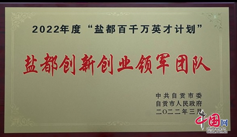 自贡市“盐都百千万英才计划”评选结果揭晓 中昊晨光特种氟橡胶创新团队喜获殊荣