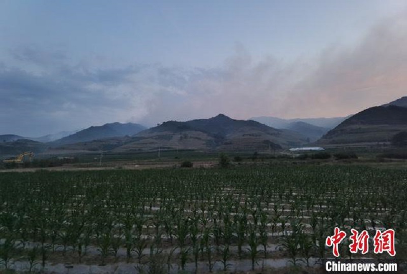 山西吕梁黑茶山山火：1500余人参与扑火已打隔离带50余公里