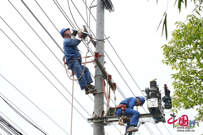 宜宾江安:紧急排障 确保迎峰度夏电网安全