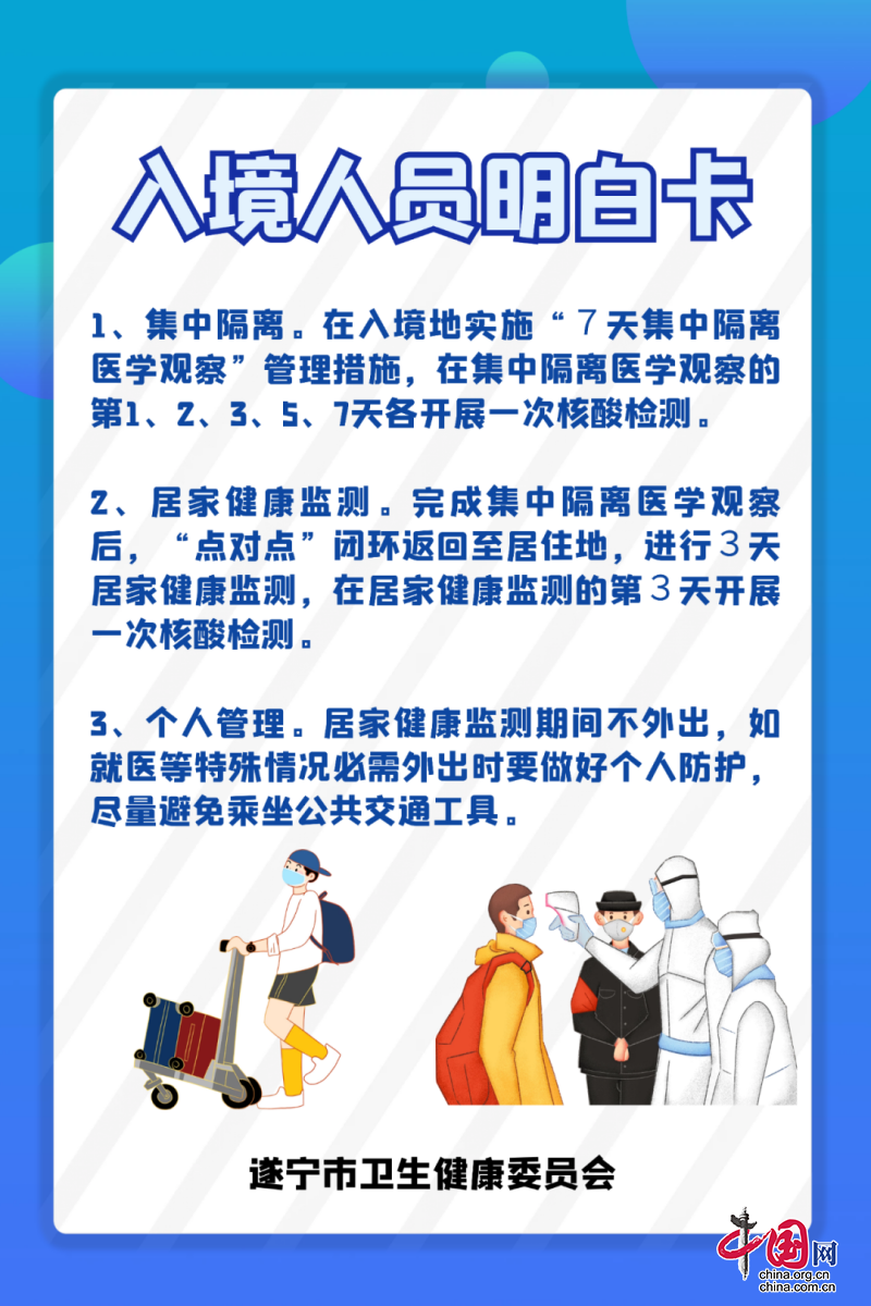 新鲜出炉的来（返）遂人员明白卡，快来看看吧！