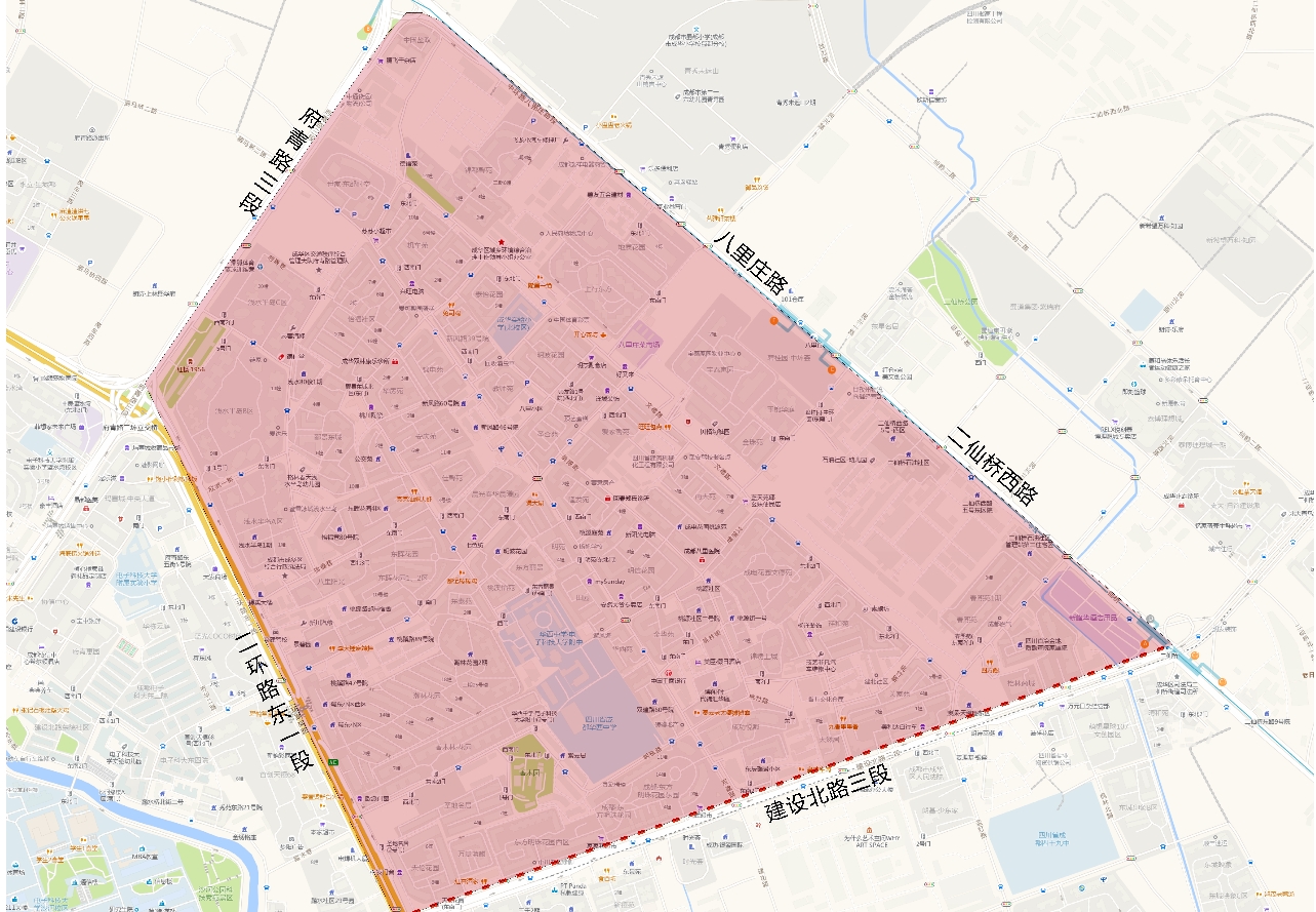 成都交警：8月3日0时起，成华区辖区内部分道路实施临时交通管制，暂定实施3天