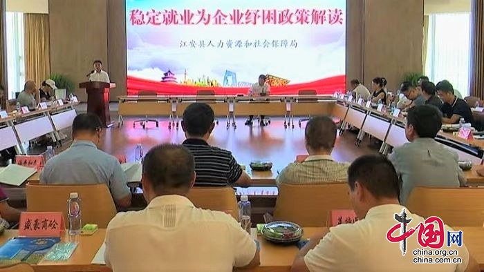 江安县政企携手举办“稳经济大盘 助企业发展”主题活动