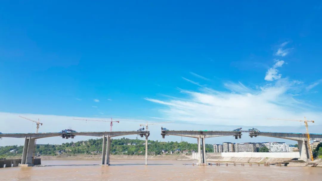 好消息！广安罗渡渠江大桥预计今年年底达到通车条件