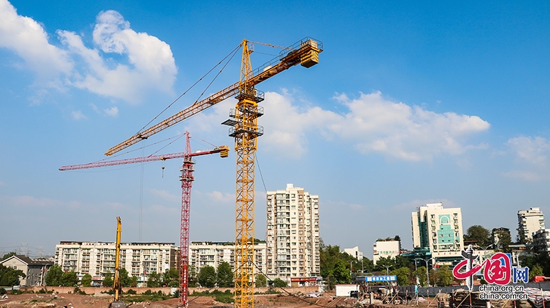 自贡沿滩区：投资1.2亿元的安置房项目建设加快推进