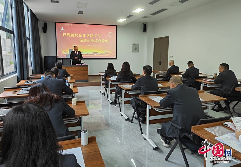 農業銀行德陽分行開展黨建內訓師和黨務骨幹培訓