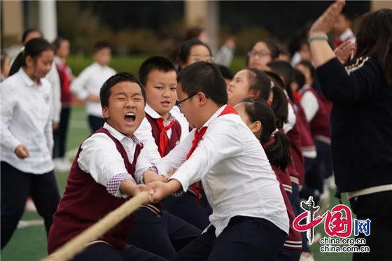將快樂進行到底 成都西川匯錦都學校第四屆小學運動會活力十足