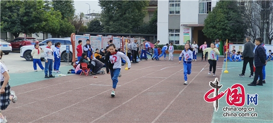 綿陽市太平二小舉行2022年冬季田徑運動會