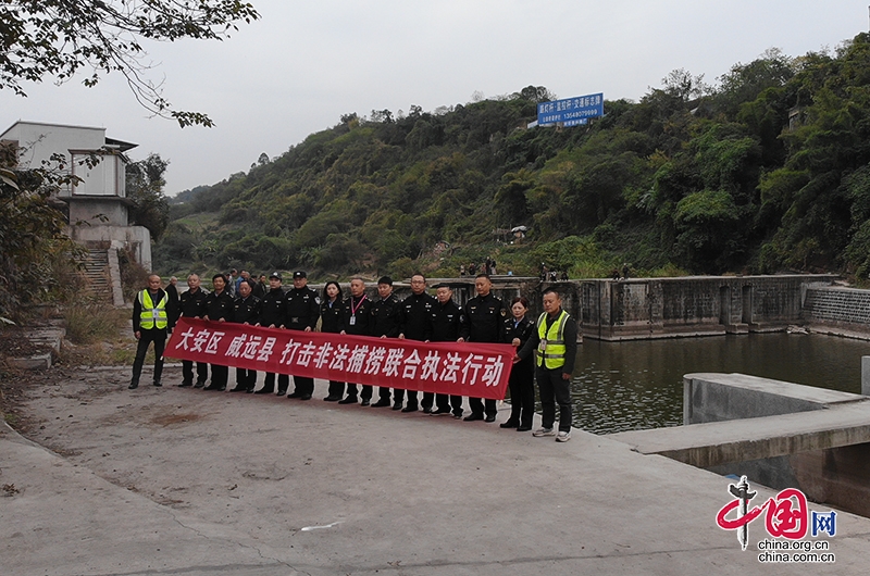 自贡大安区：开展长江禁捕交界水域打击非法捕捞联合执法行动